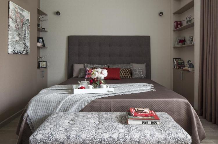 Дизайн спальни 10 кв.м. - фото реальных интерьеров