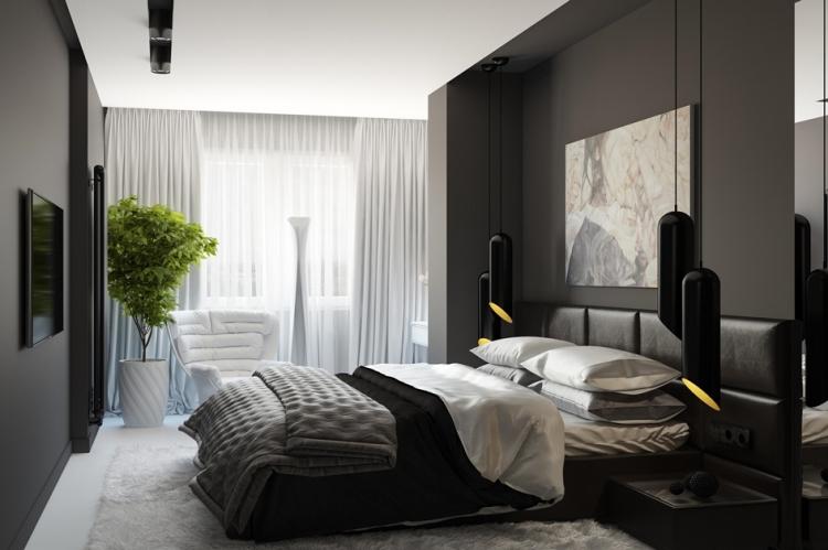 Дизайн спальни 12 кв.м. - фото реальных интерьеров