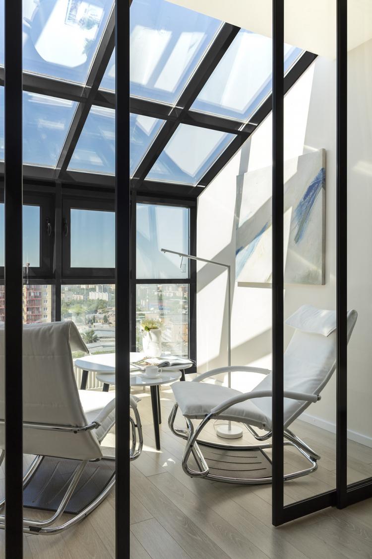 Дизайн спальни с террасой