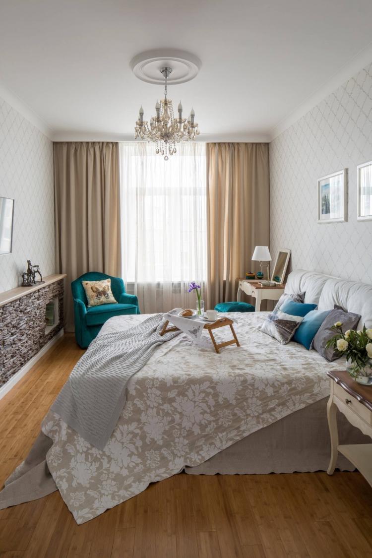 Спальня в классическом стиле - дизайн интерьера фото