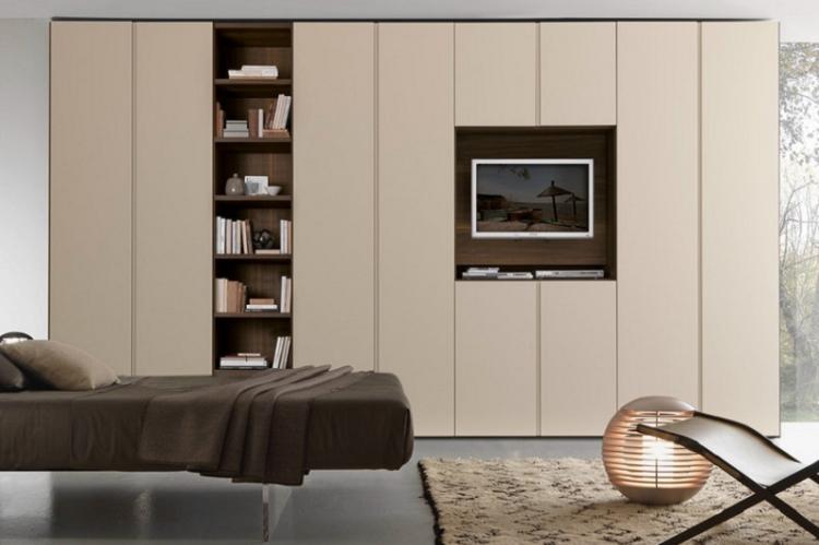 Встроенная мебель - Дизайн стены с телевизором