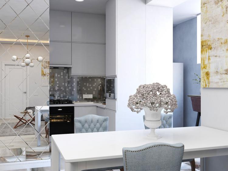 Дизайн трехкомнатной квартиры 90 кв.м.