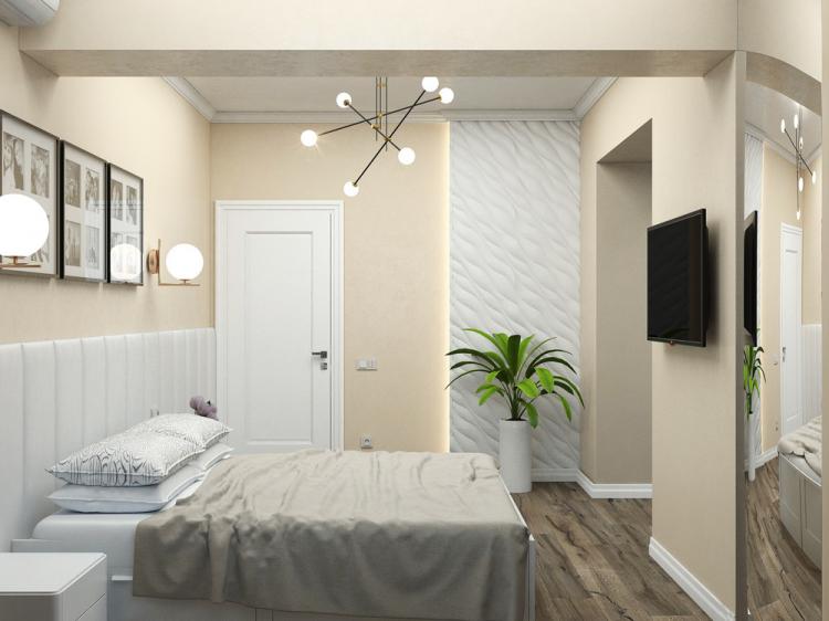 Дизайн трехкомнатной квартиры 90 кв.м.