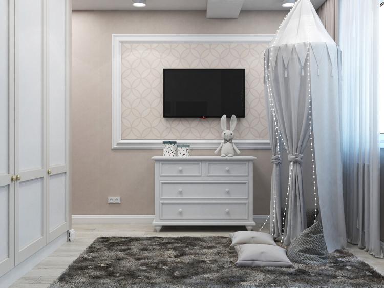 Дизайн трехкомнатной квартиры 90 кв.м.