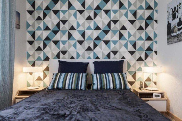 Цветовая гамма - Дизайн узкой спальни