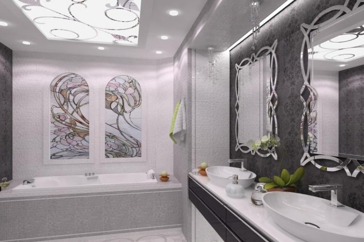 Дизайн ванной комнаты 2019 - фото реальных интерьеров