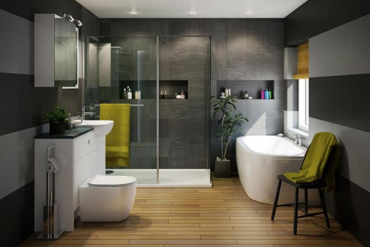 Дизайн ванной комнаты 2019 - фото реальных интерьеров