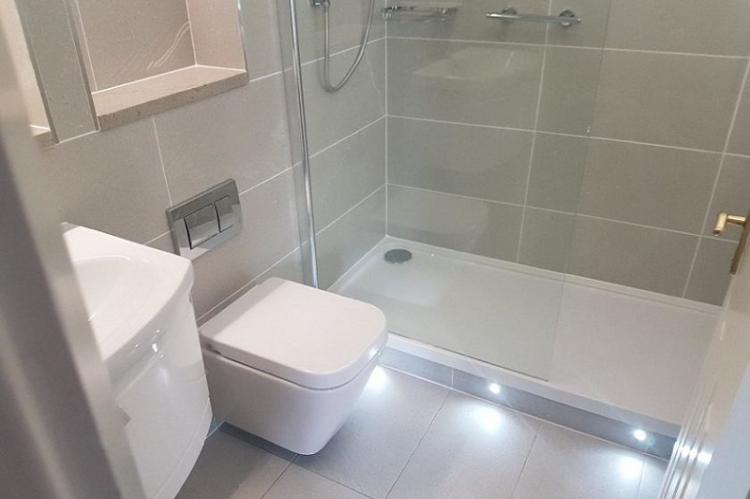 Гипсокартон в отделке - Дизайн ванной комнаты 3 кв.м.