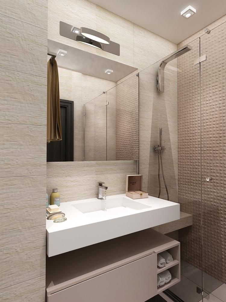 Дизайн интерьера ванной комнаты 3 кв.м. - фото реальных интерьеров