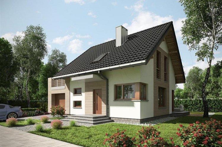 Дом 8 на 8 с мансардой - проекты и фото