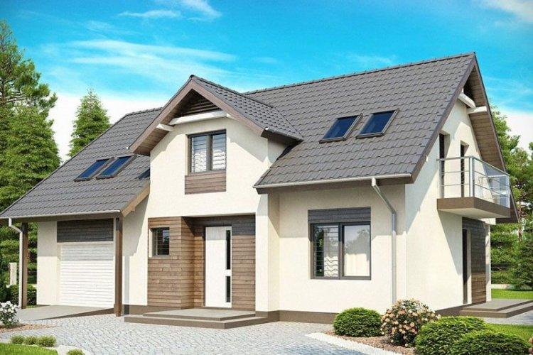 Каркасный дом с мансардой - проекты и фото