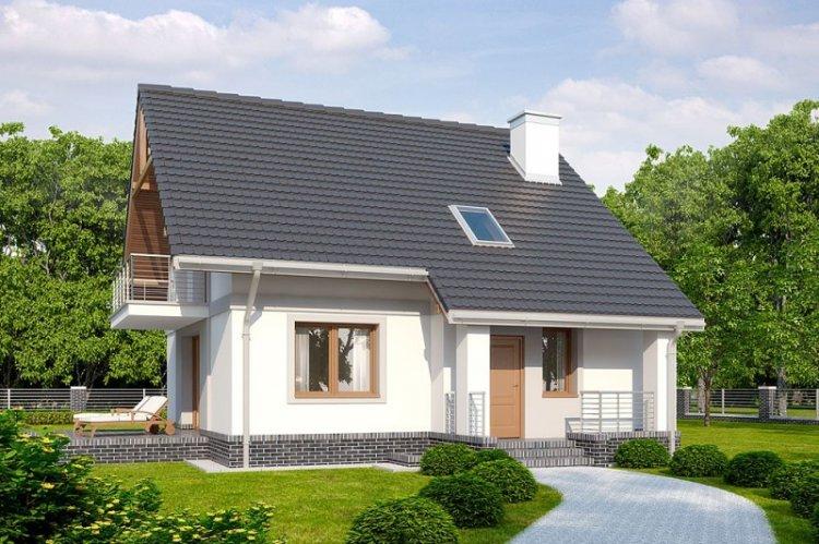 Дом из пеноблоков с мансардой - проекты и фото