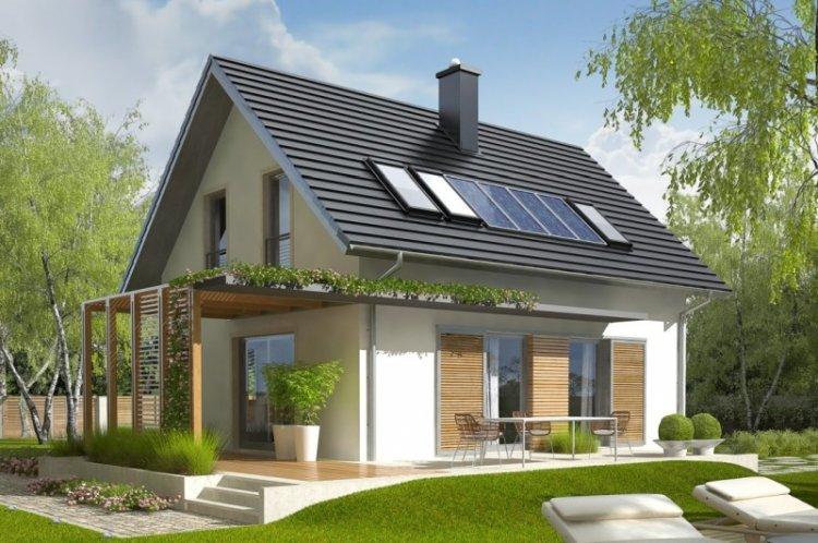 Дачный дом с мансардой - проекты и фото