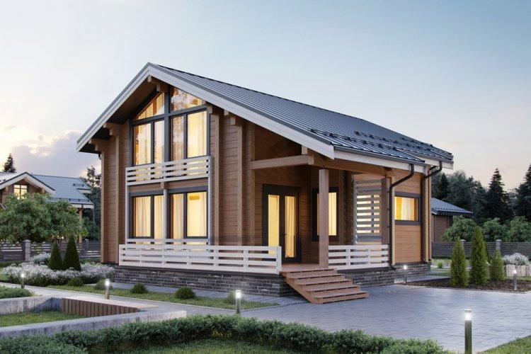 Дом в скандинавском стиле из дерева - проекты и фото