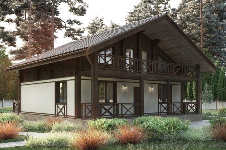 Дом в скандинавском стиле из дерева - проекты и фото