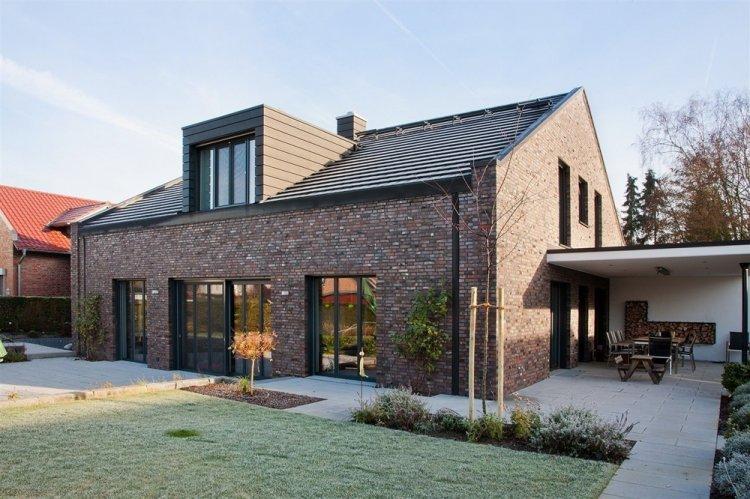 Дом в скандинавском стиле из кирпича - проекты и фото