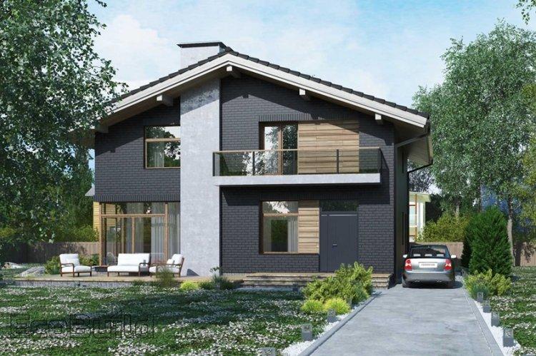 Дом в скандинавском стиле из кирпича - проекты и фото