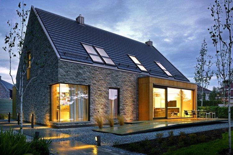 Дом в скандинавском стиле из кирпича - проекты и фото