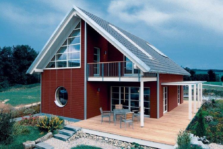 Дом в скандинавском стиле из блоков - проекты и фото