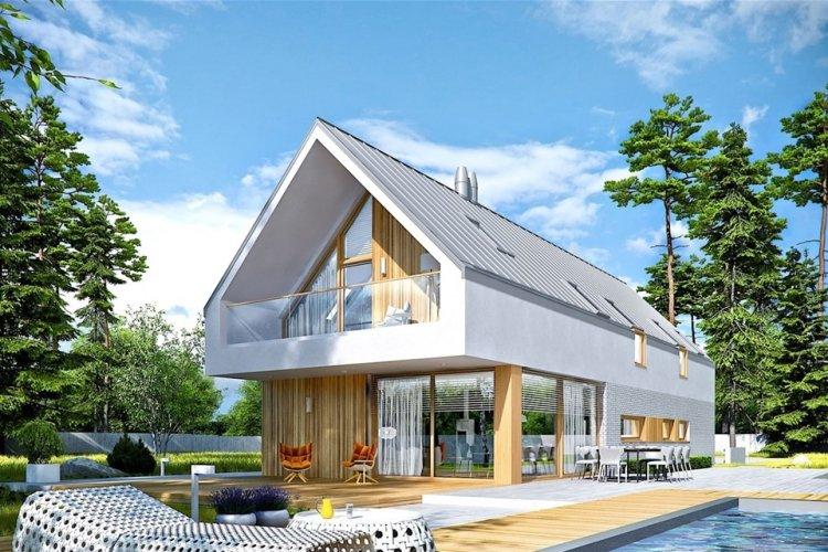 Дом в скандинавском стиле из блоков - проекты и фото