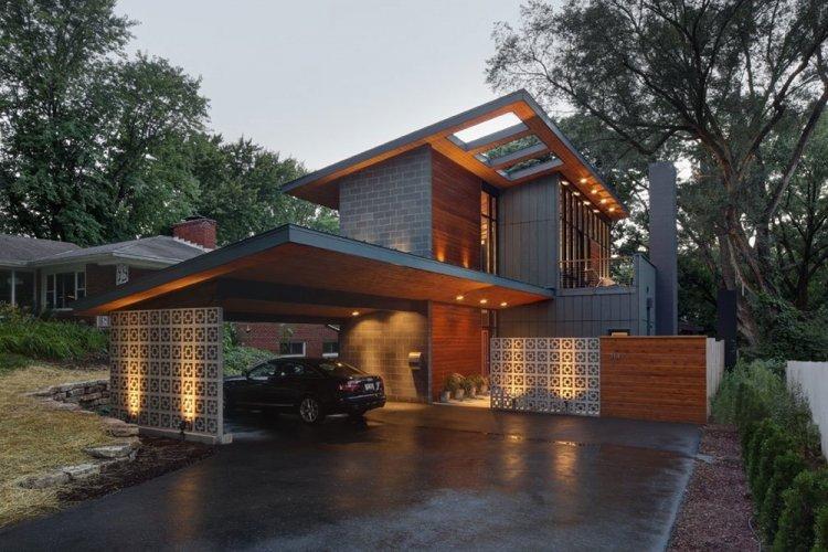 Дом в скандинавском стиле с гаражом - проекты и фото