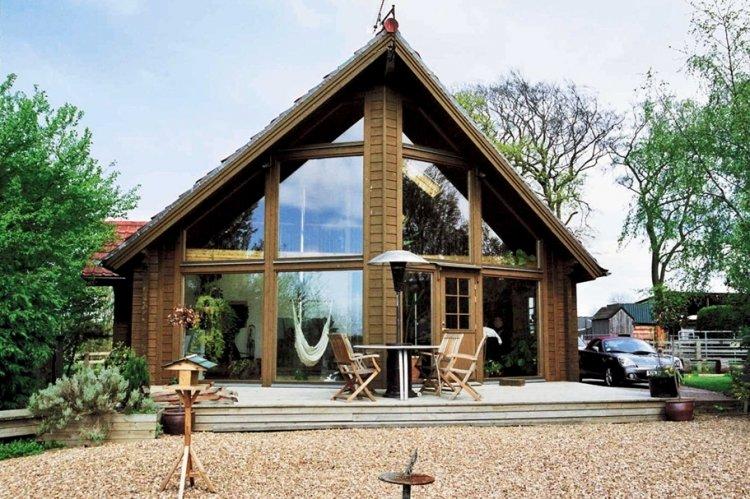 Дом в скандинавском стиле с мансардой - проекты и фото