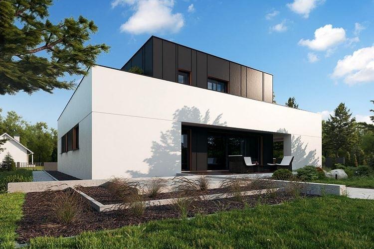 Дом в современном стиле с подвалом