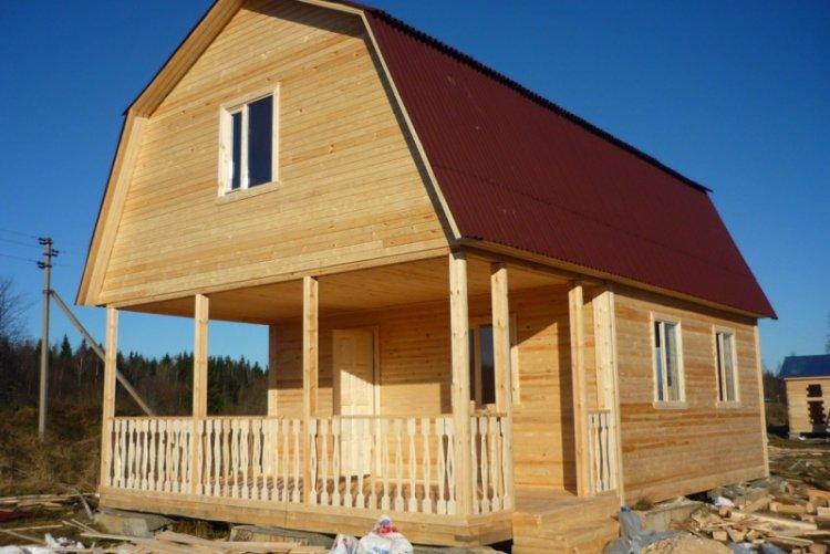 Дом из бруса 6 на 6 - проекты и фото