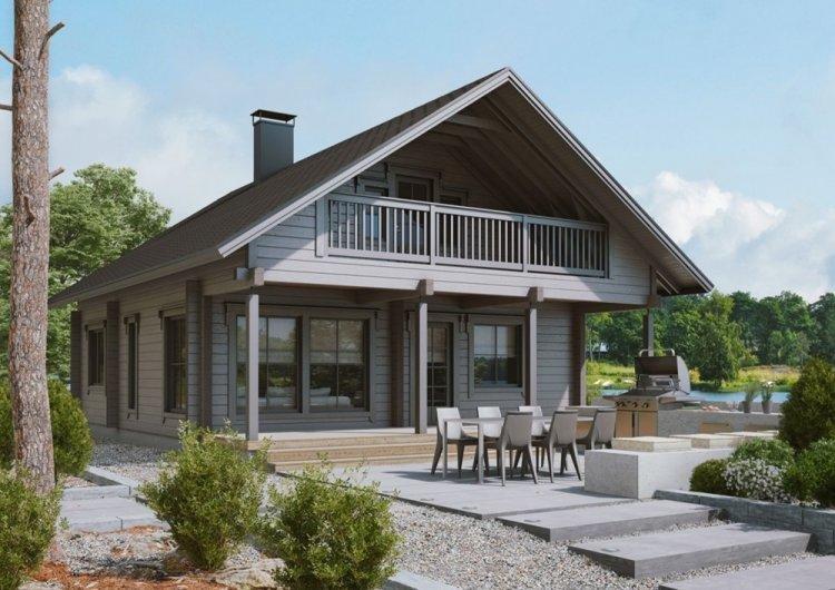 Дом из бруса в скандинавском стиле - проекты и фото