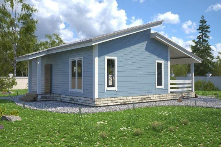 Дом из бруса в скандинавском стиле - проекты и фото