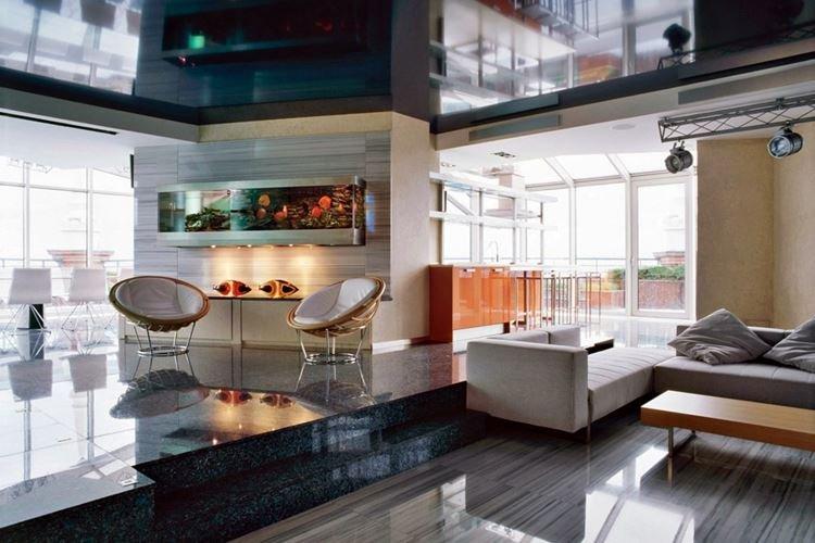 Интерьер - Дома в стиле хай-тек