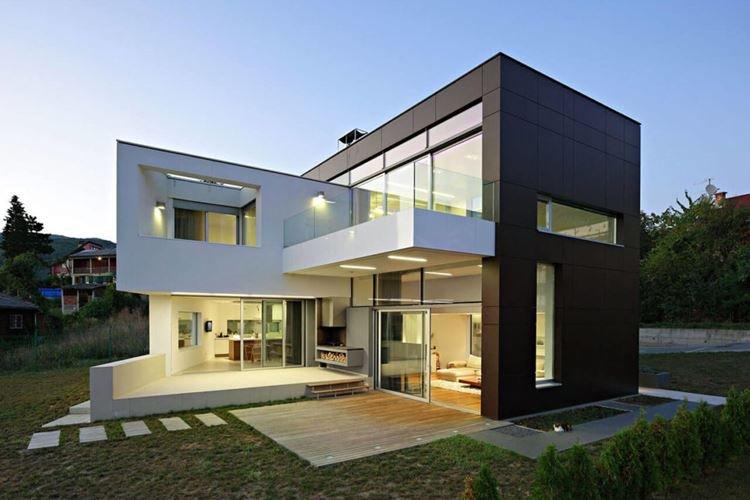 Дома в стиле хай-тек - проекты и фото