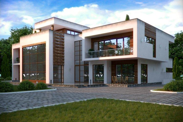 Дома в стиле хай-тек - проекты и фото