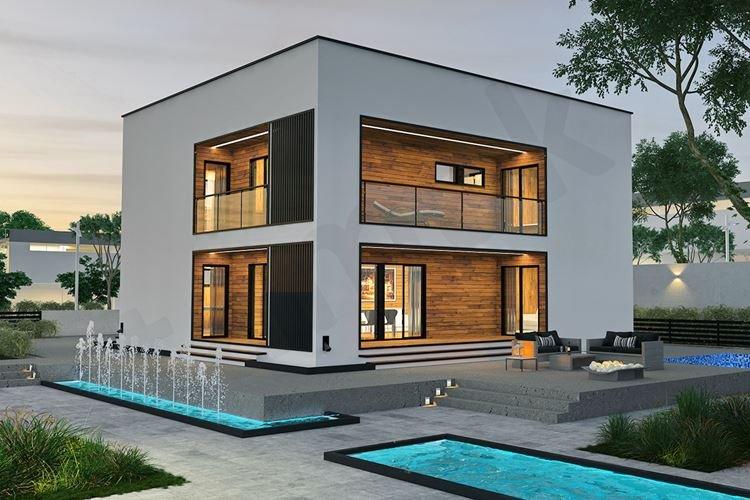 Дома в стиле хай-тек - проекты и фото