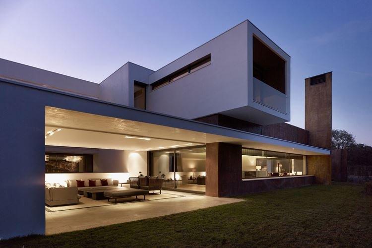 Дома в стиле хай-тек - проекты и фото