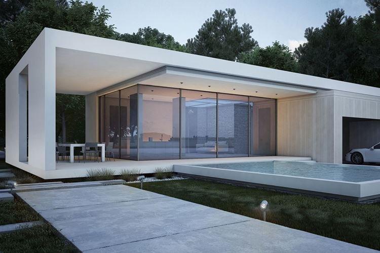 Дома в стиле хай-тек - проекты и фото