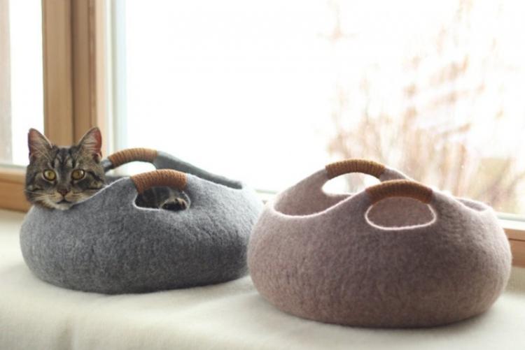 Домик для кошки своими руками - фото и идеи