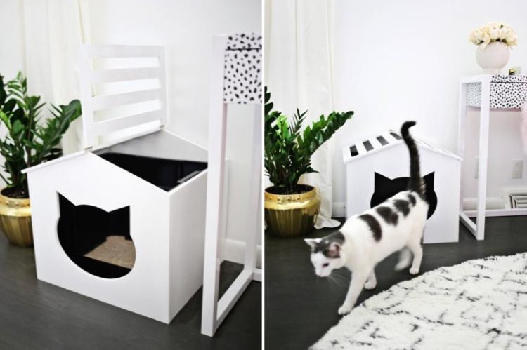 Домик для кошки своими руками - фото и идеи