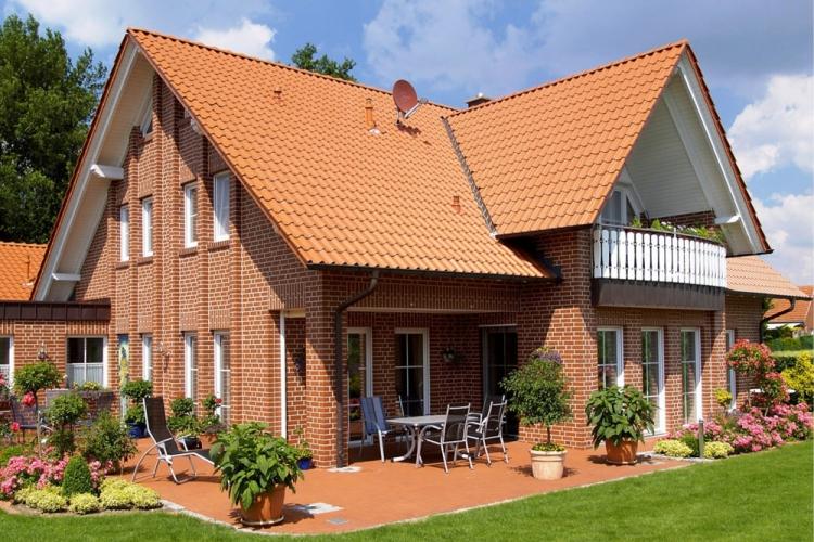 Двухэтажные дома из кирпича - проекты и фото