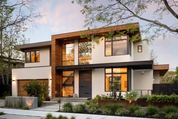 Двухэтажные дома с плоской крышей - проекты и фото
