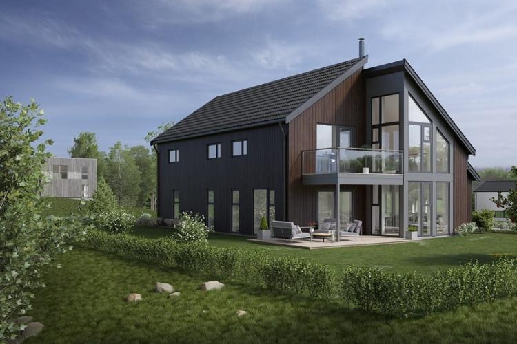 Двухэтажные дома в скандинавском стиле - проекты и фото