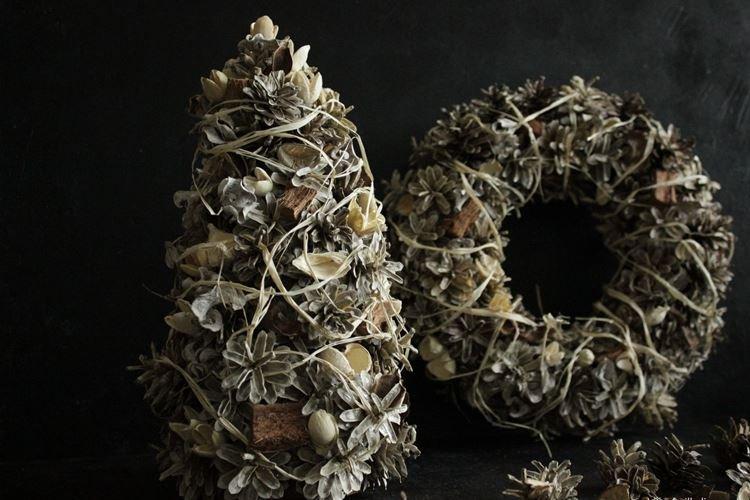 Елка из шишек своими руками - фото и идеи