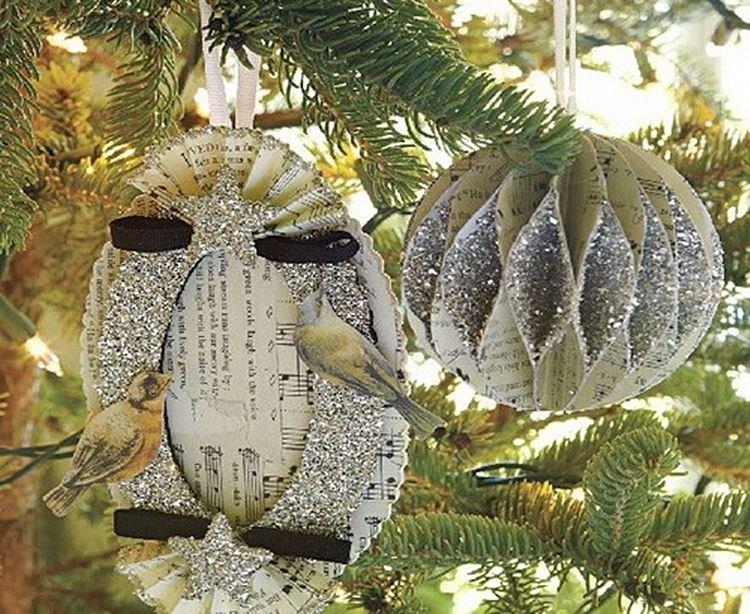 Елочные игрушки на Новый год своими руками - фото и идеи