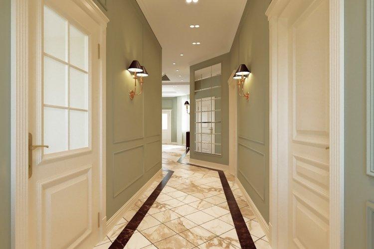 Фисташковый цвет в прихожей - дизайн фото