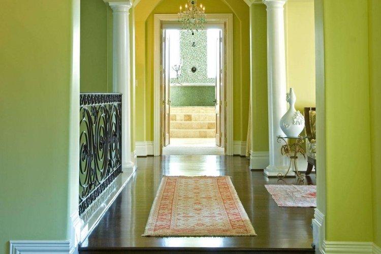 Фисташковый цвет в прихожей - дизайн фото