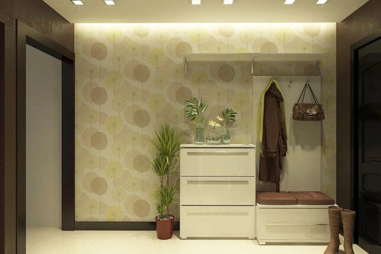 Фисташковый цвет в прихожей - дизайн фото