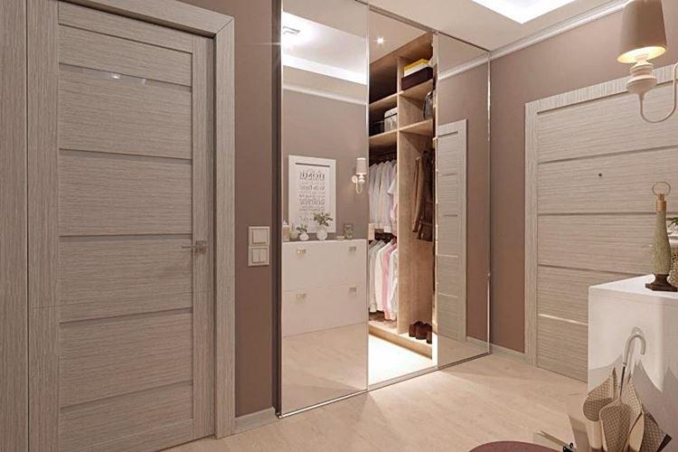 Дизайн бежевой прихожей