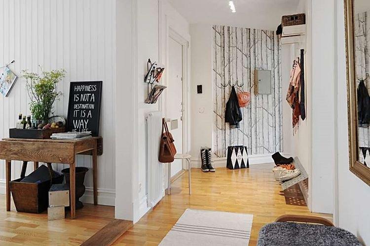 Прихожая в скандинавском стиле