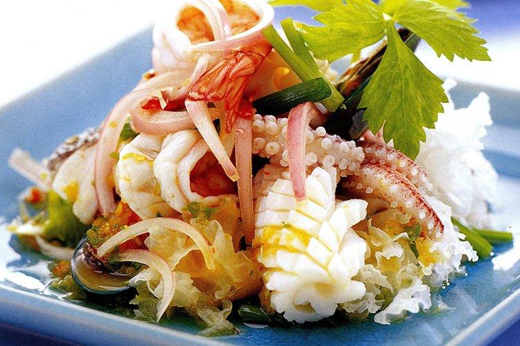 Салат «Аромат моря» с мидиями