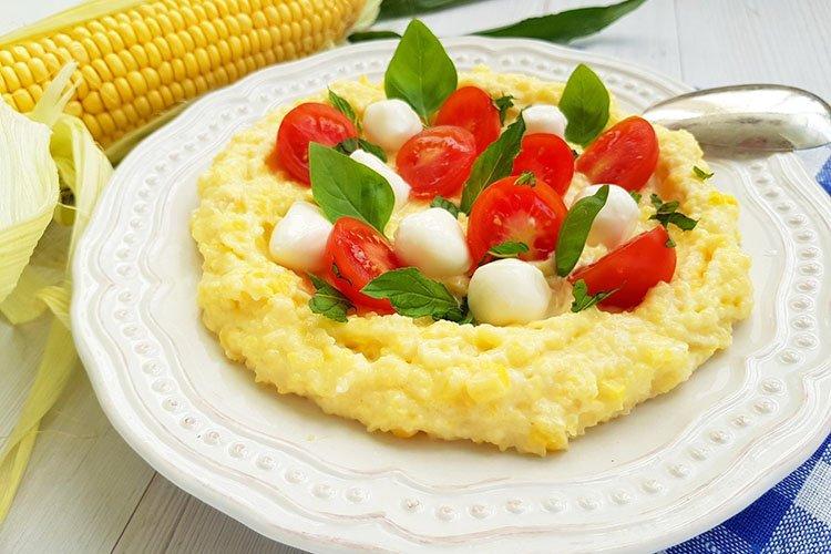 Кукурузная каша с овощами